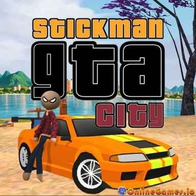 Stickman GTA City online game thumbnail